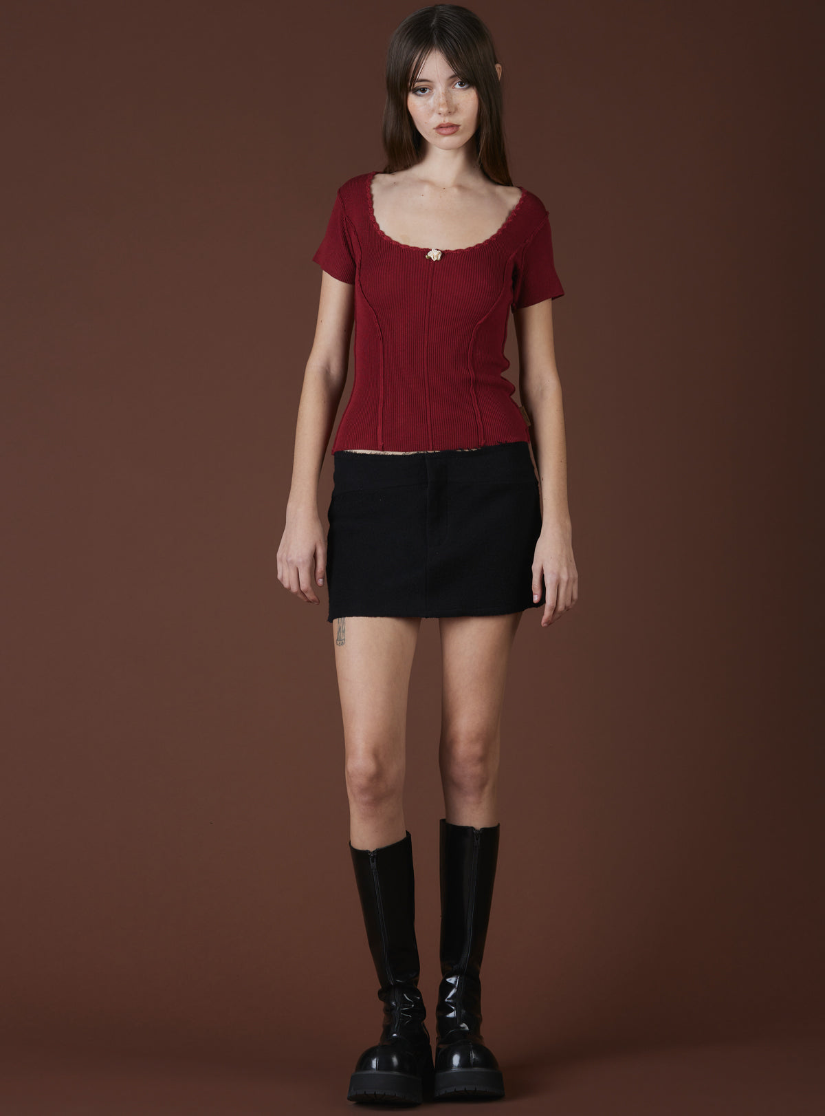 UNIF Best Seller | XAE Ribbed Crop Top