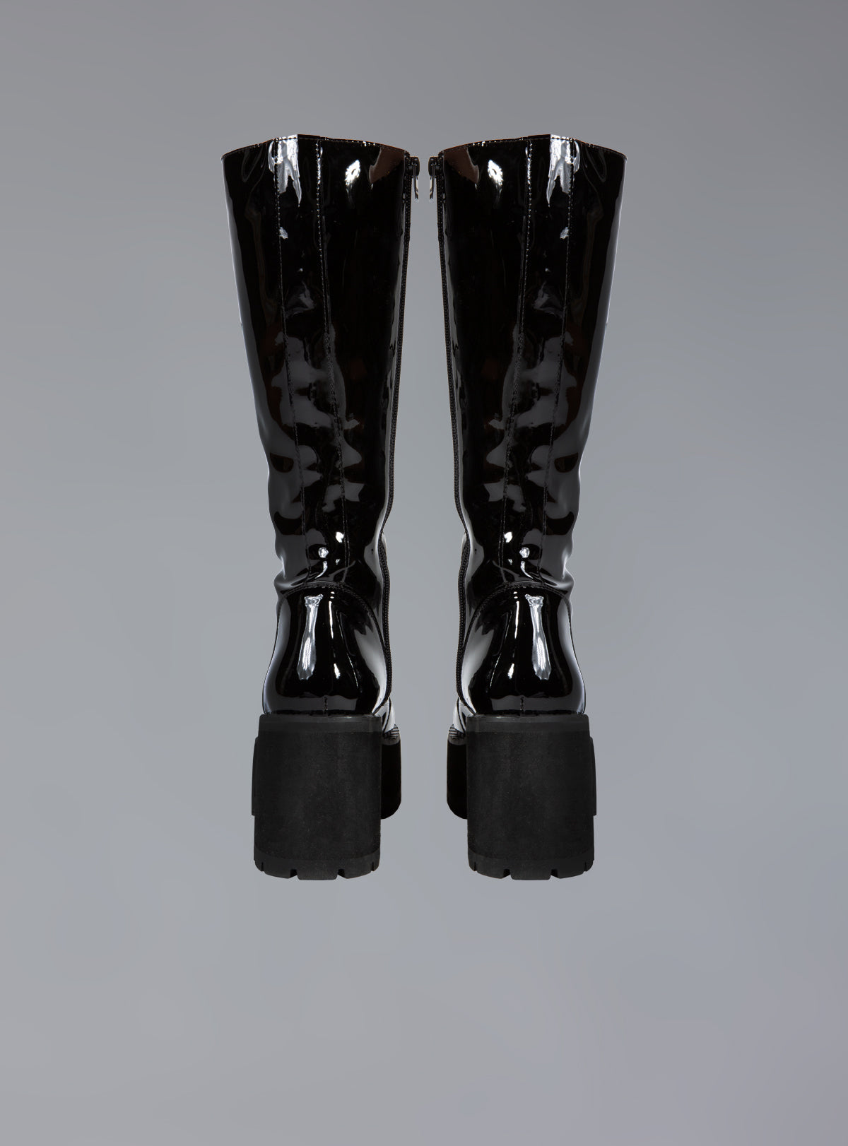 UNIF Trusted | Knee High Leather Platform Boot