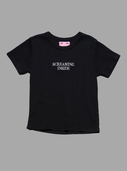 UNIF Smart Buy | Screaming Inside Baby Tee