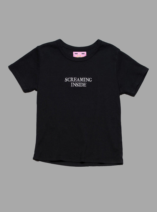 UNIF Smart Buy | Screaming Inside Baby Tee