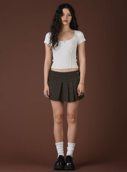 UNIF Signature | XAE Ribbed Crop Top