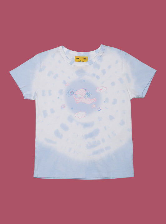 UNIF Trending | Blue Tie-Dyed T-Shirt