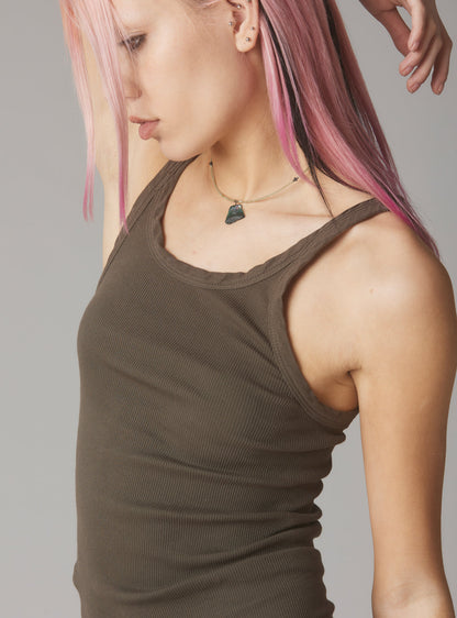 UNIF Recommended | Staple Rib Tank Charcoal
