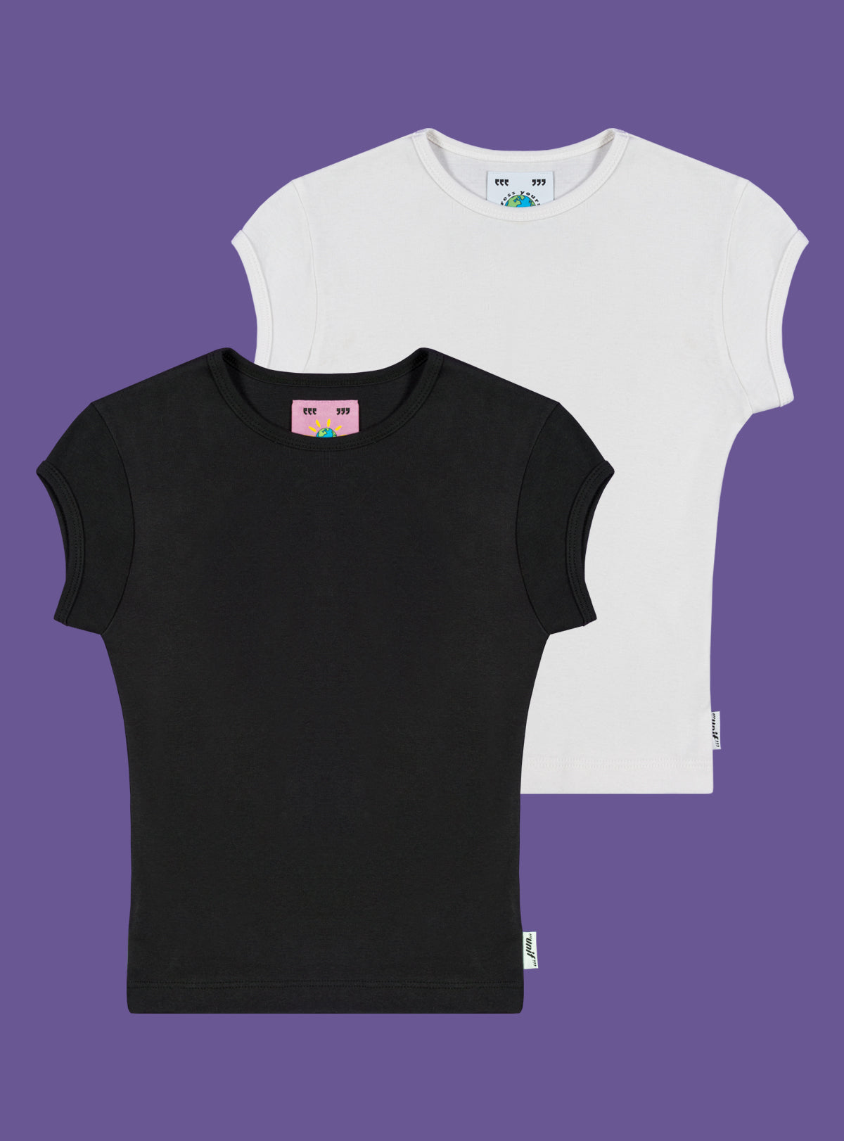 UNIF Sale | Cap Sleeve Baby Tee Two-Pack