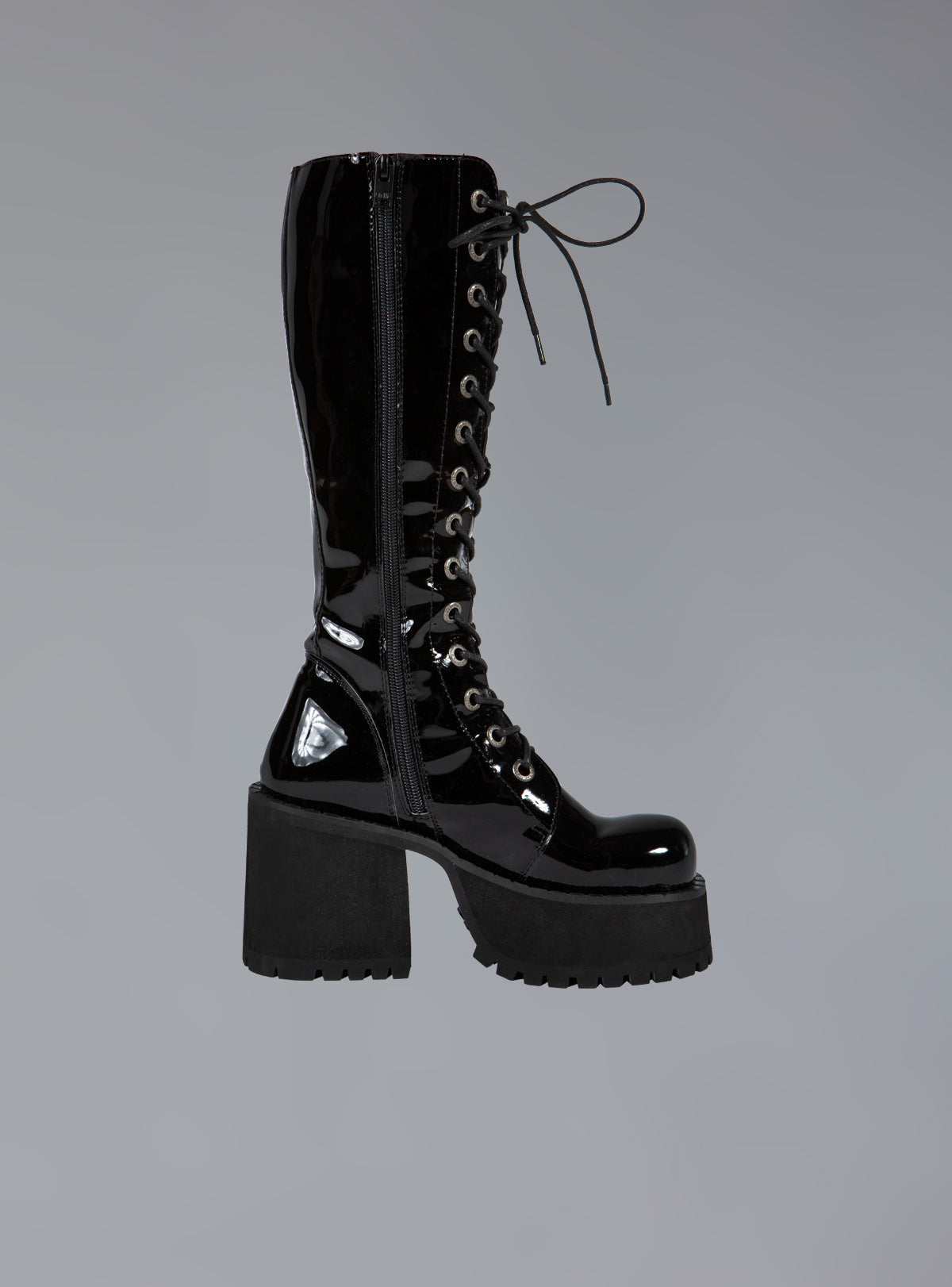 UNIF Trusted | Knee High Leather Platform Boot