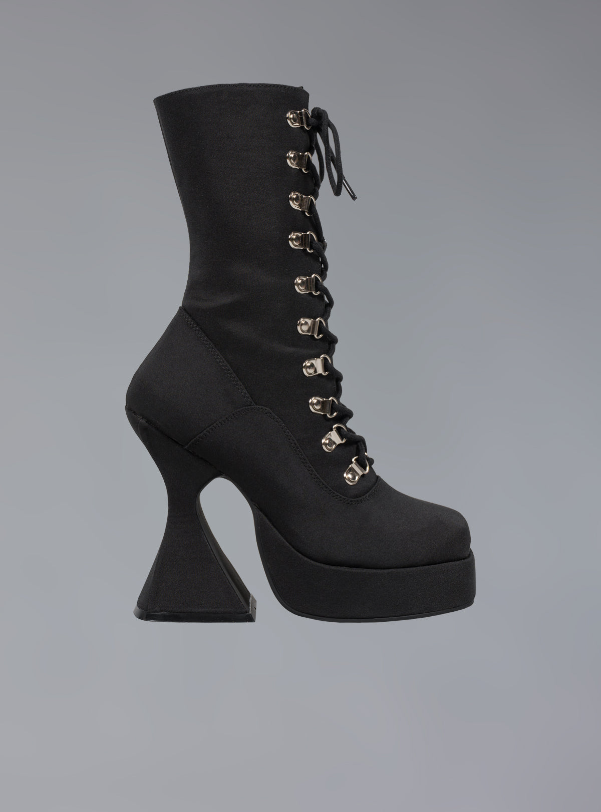 UNIF Popular | Victorian Lace Up Platform Heel