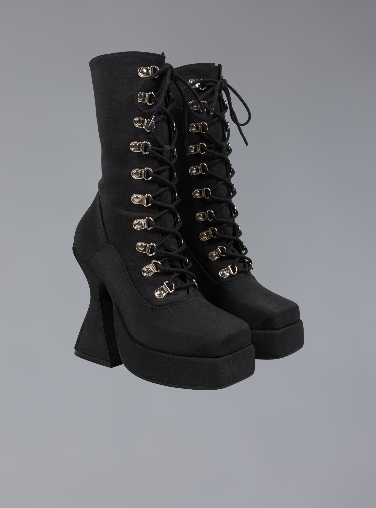 UNIF Popular | Victorian Lace Up Platform Heel