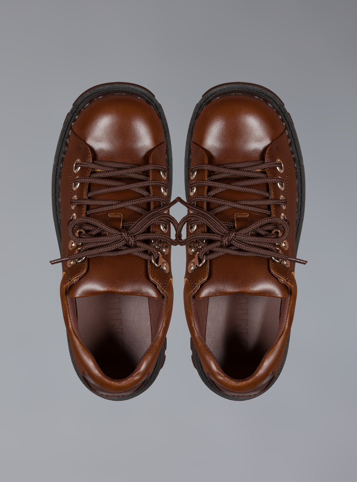 UNIF Everyday | Low Top Leather Chunky Platform Boot in Brown