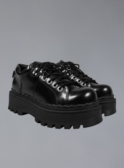 UNIF Special Offer | Low Top Leather Chunky Platform Boot in