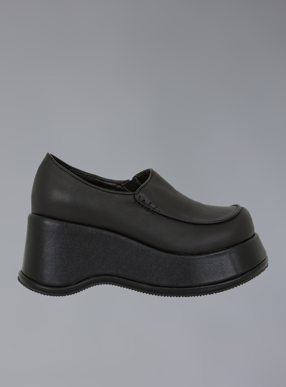 UNIF Featured | Square Toe Stacked Platform Shoe