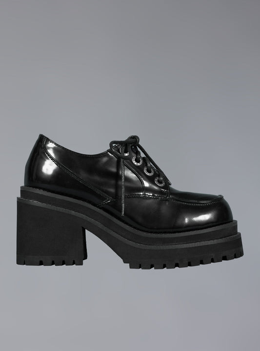 UNIF Great Value | 90s Platform Oxford Shoe With Chunky Heel