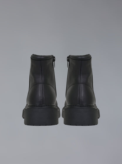 UNIF Premium | Zip-Up Leather Ankle Boot