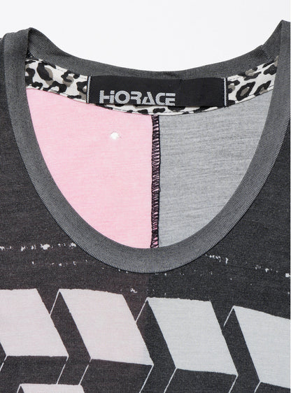 UNIF New | Vintage Horace 3D Cube Tee