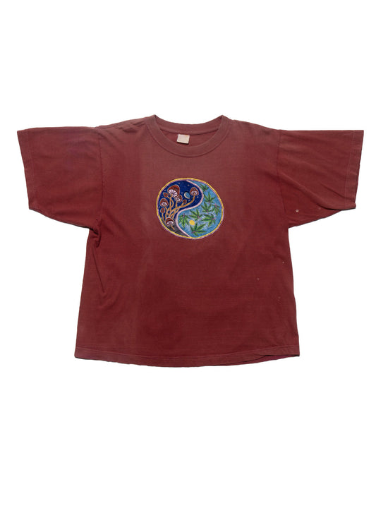 UNIF New | Vintage Yin Yang Mushroom Marijuana Tee