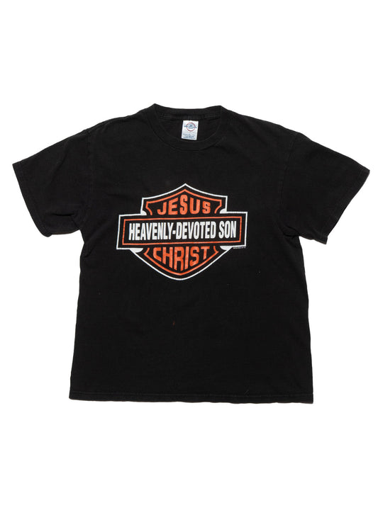 UNIF Recommended | Vintage Harley Jesus Christ Heavenly-Devoted Son Tee