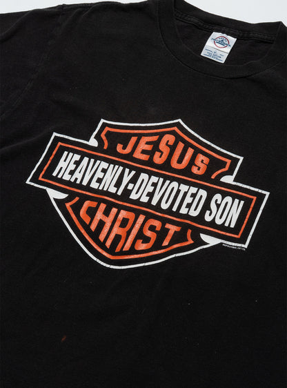 UNIF Recommended | Vintage Harley Jesus Christ Heavenly-Devoted Son Tee