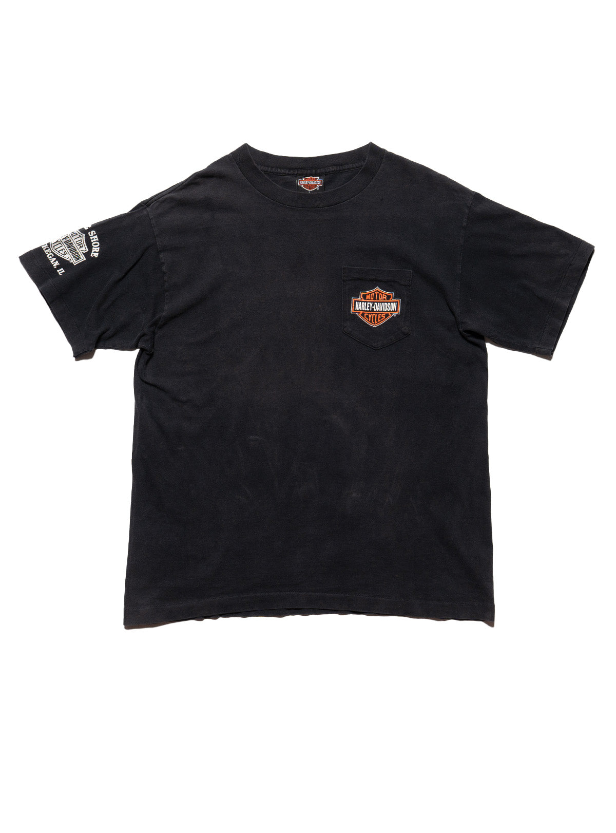 UNIF Everyday | Vintage Harley Davidson Lake Shore Waukegan IL Tee