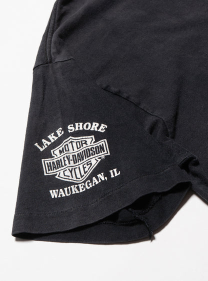 UNIF Everyday | Vintage Harley Davidson Lake Shore Waukegan IL Tee