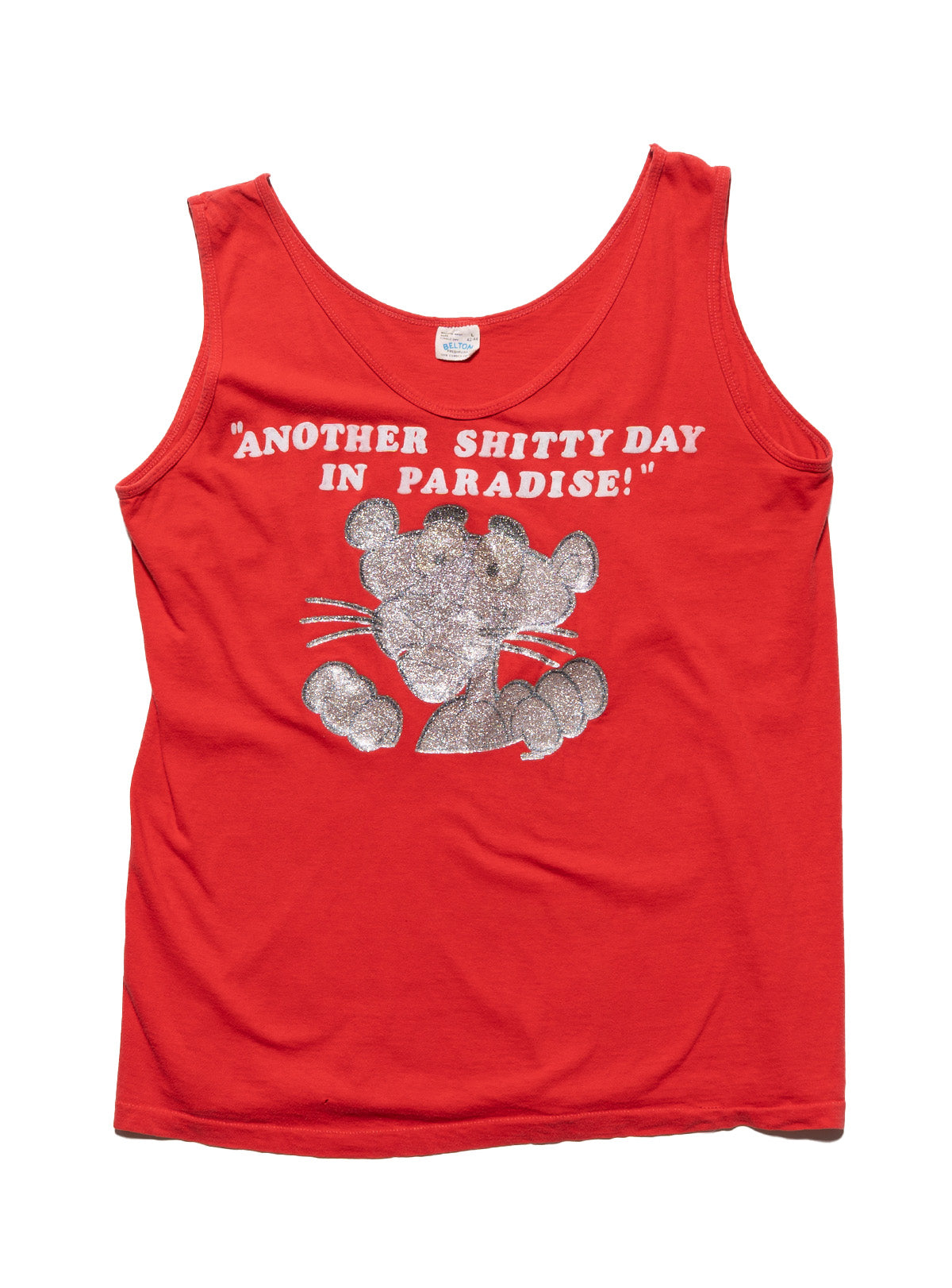 UNIF Value | Vintage Another Shitty Day in Paradise Pink Panter Tank