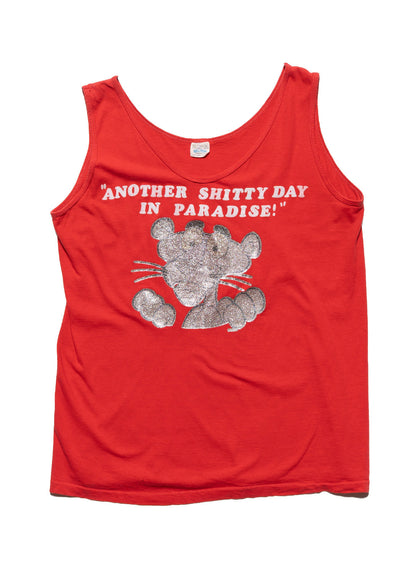 UNIF Value | Vintage Another Shitty Day in Paradise Pink Panter Tank