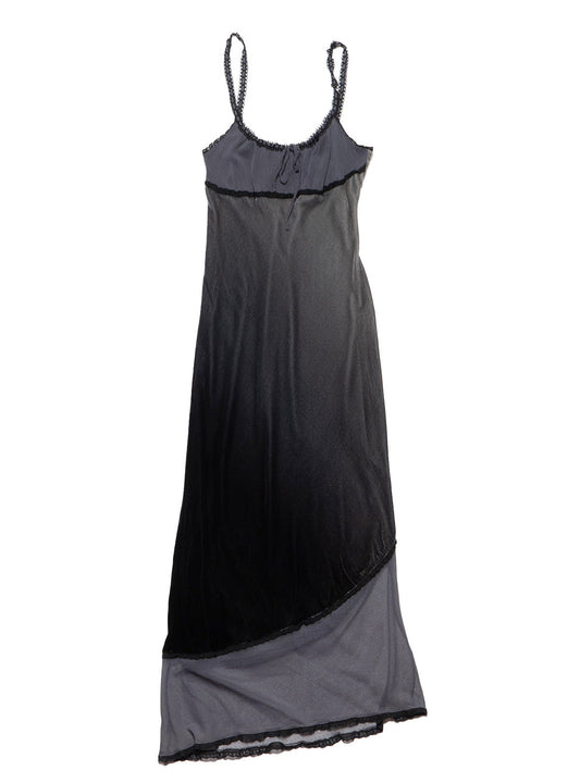 UNIF Quality | Vintage Betsy Johnson Velvet Gray Long Dress