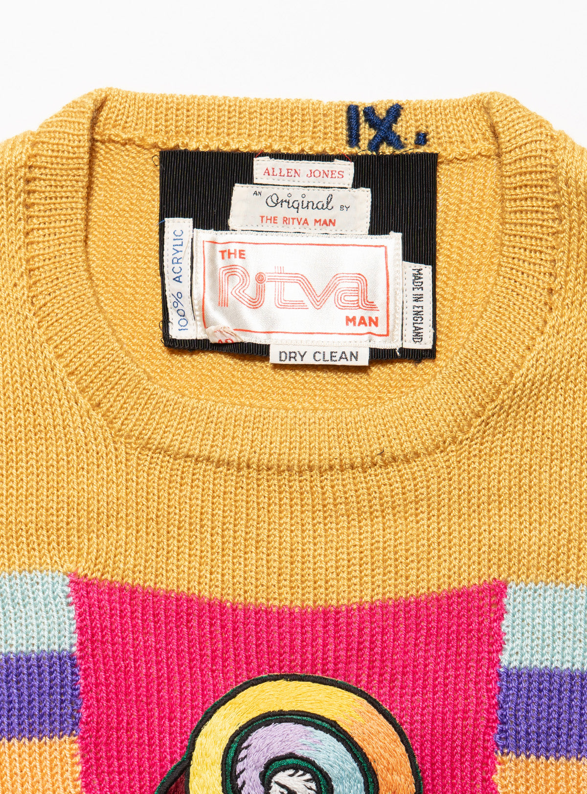 UNIF Great Value | Vintage Ritva Man by Allen Jones 'Sheer Magic' Sweater, 1971
