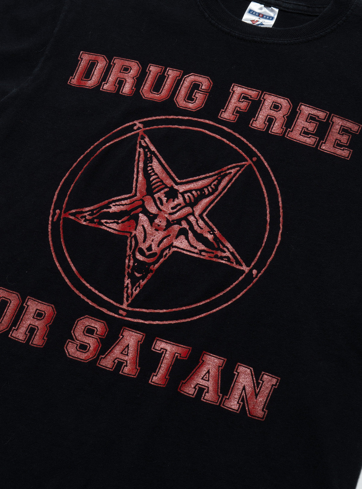 UNIF Premium | Vintage Drug Free For Satan Tee