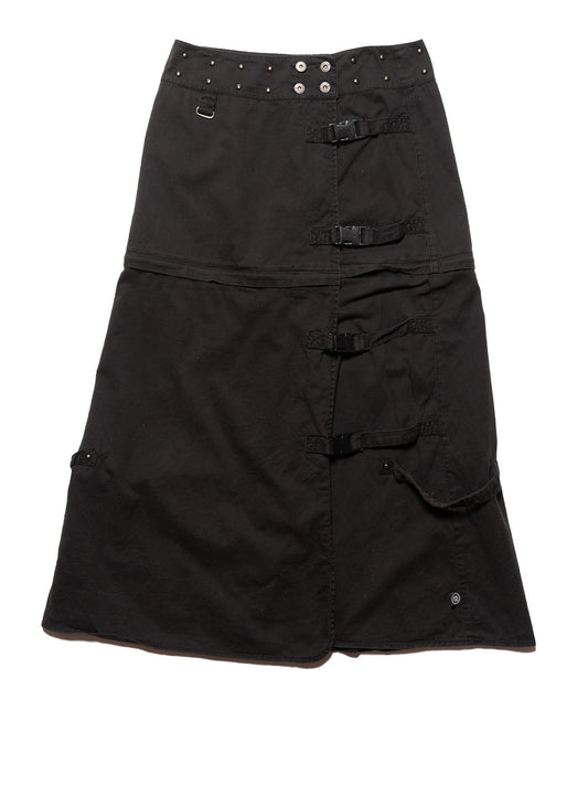 UNIF Essential | Vintage Y2k Goth Illig Convertible Skirt