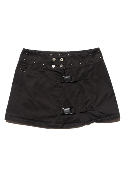 UNIF Essential | Vintage Y2k Goth Illig Convertible Skirt