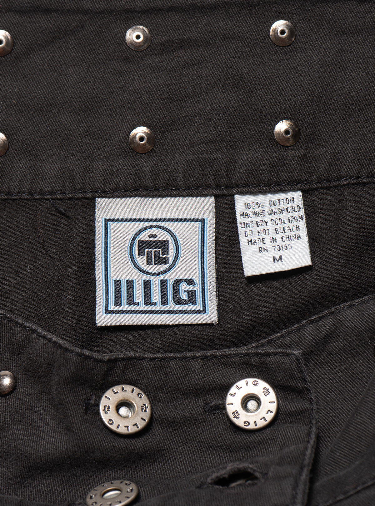 UNIF Essential | Vintage Y2k Goth Illig Convertible Skirt