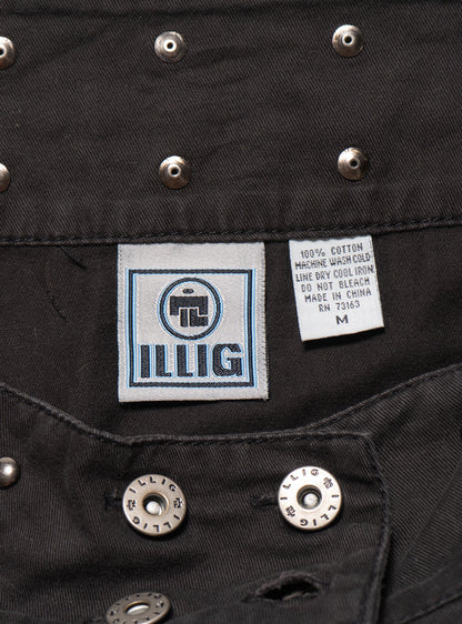 UNIF Essential | Vintage Y2k Goth Illig Convertible Skirt