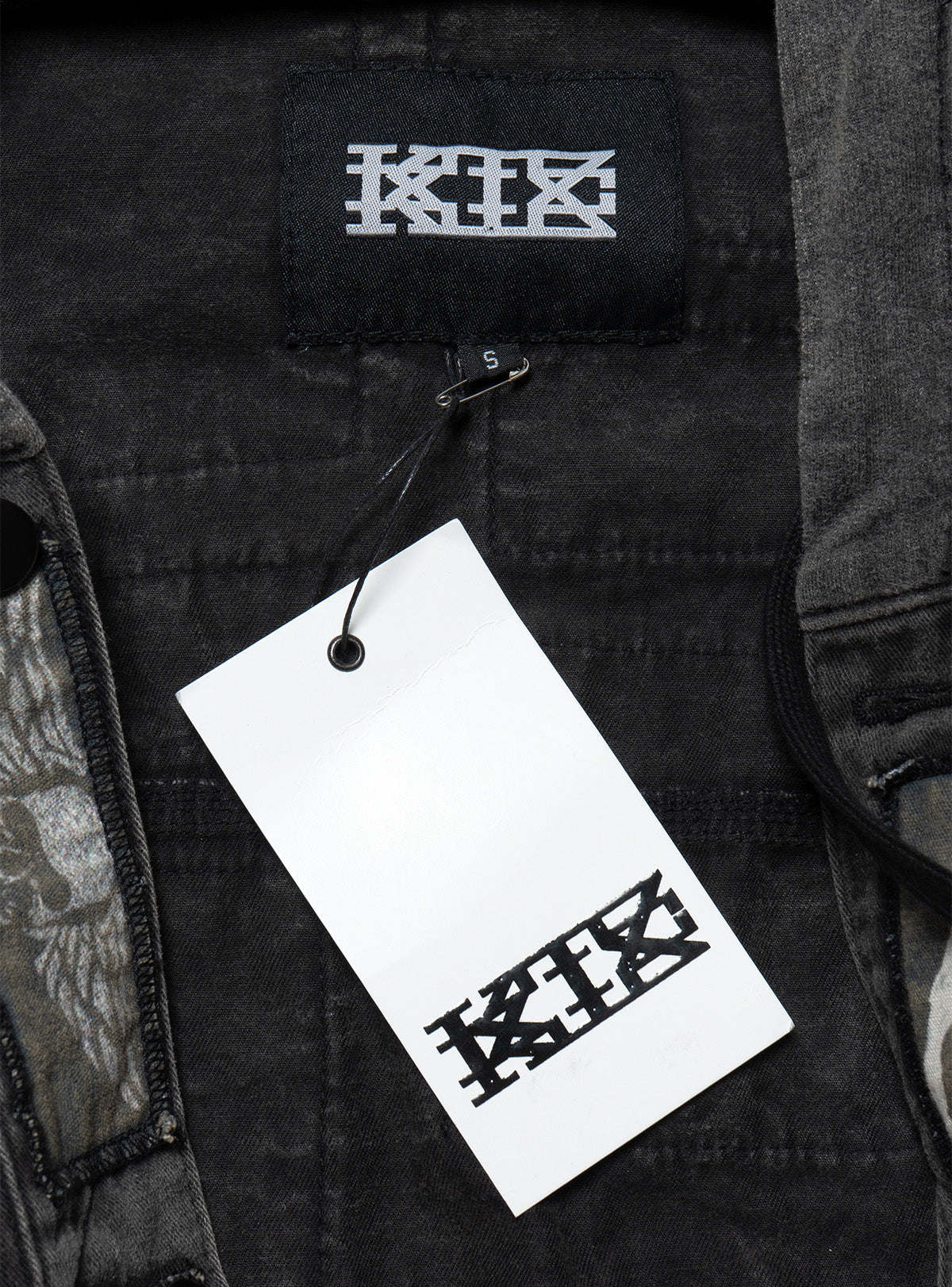 UNIF Essential | Vintage KTZ Crust Denim Vest With Hood