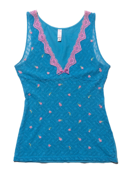 UNIF Best Seller | Vintage Victoria's Secret Blue and Pink Top