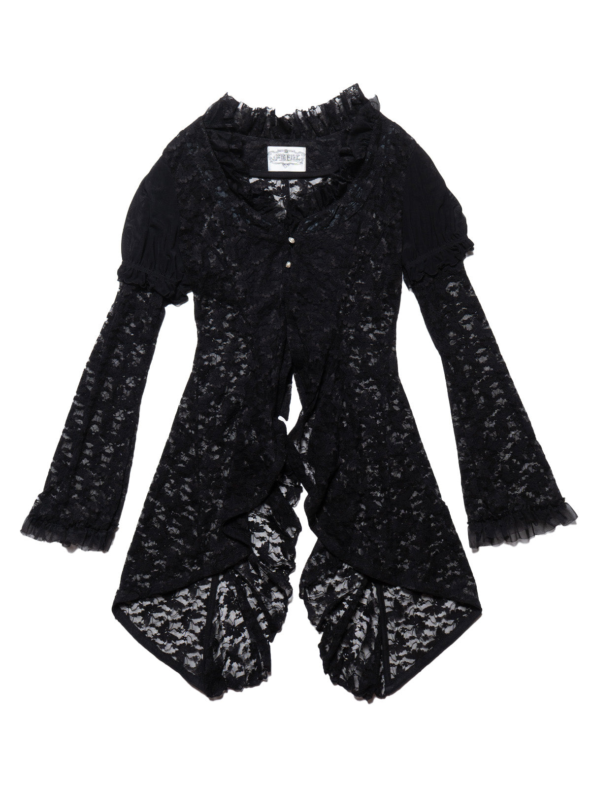 UNIF Premium | Vintage Frill by h.naoto Bolero Lace Cardigan