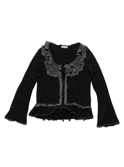 UNIF New | Vintage Jojoba Frill Top