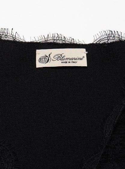 UNIF Trusted | Vintage Blumarine lace Rose Sweater