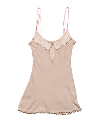 UNIF Great Value | Vintage Delicate Dusty Beige/Pink Rose Tank