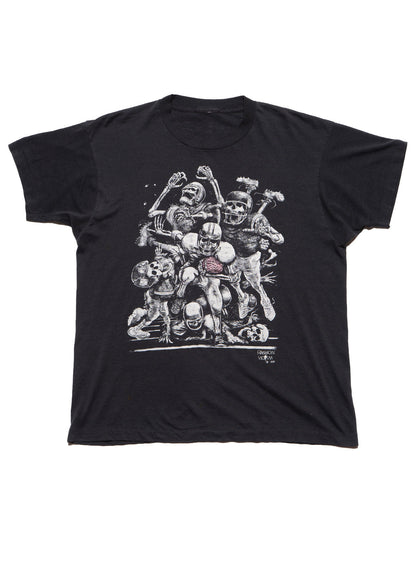 UNIF Best Price | Vintage Fashion Victim Skeleton Football Tee