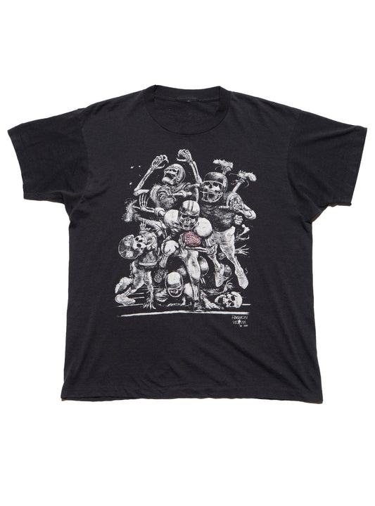 UNIF Best Price | Vintage Fashion Victim Skeleton Football Tee