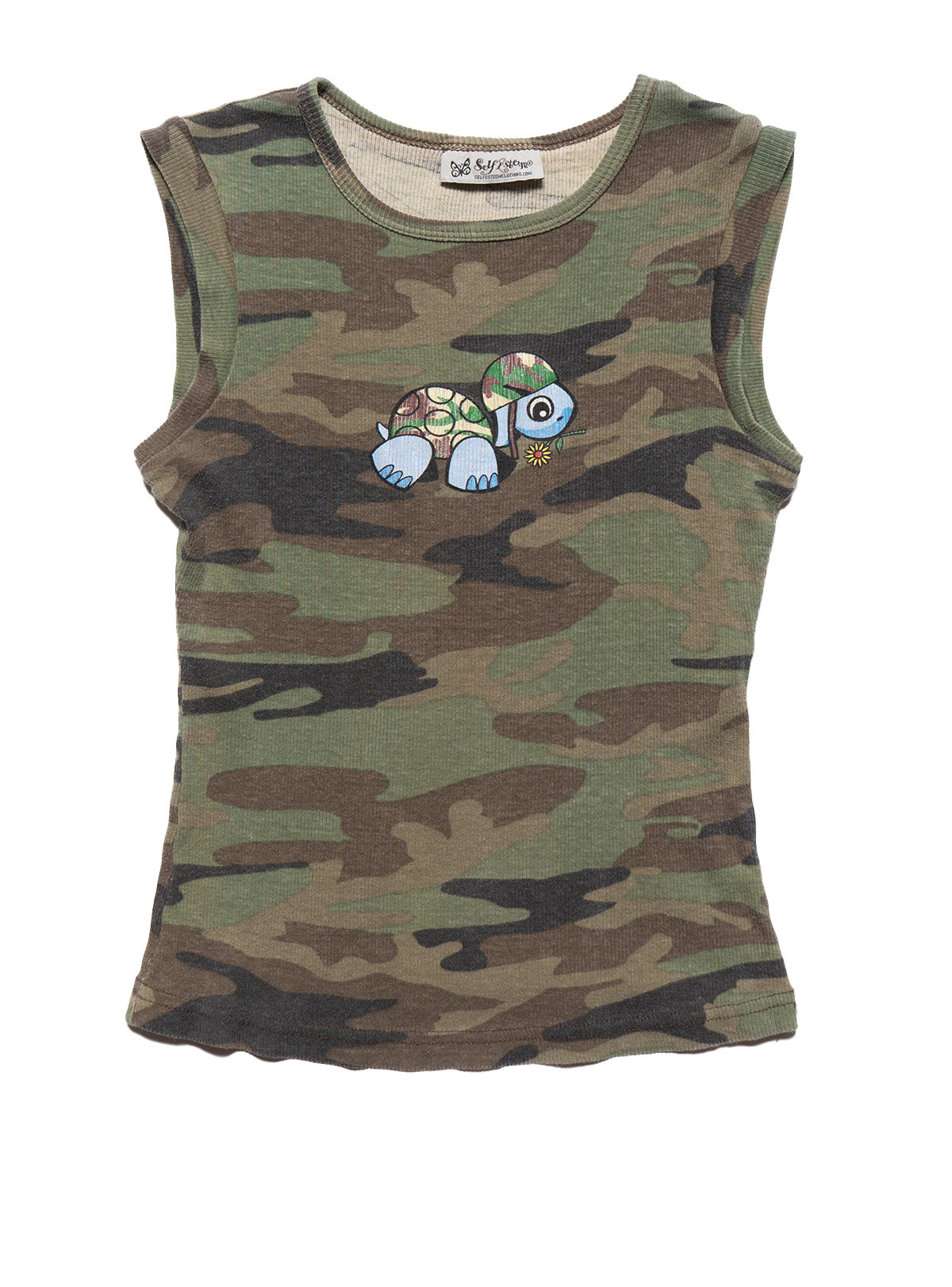 UNIF Featured | Vintage Self Esteem Camo Turtle Tank