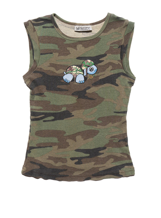 UNIF Featured | Vintage Self Esteem Camo Turtle Tank