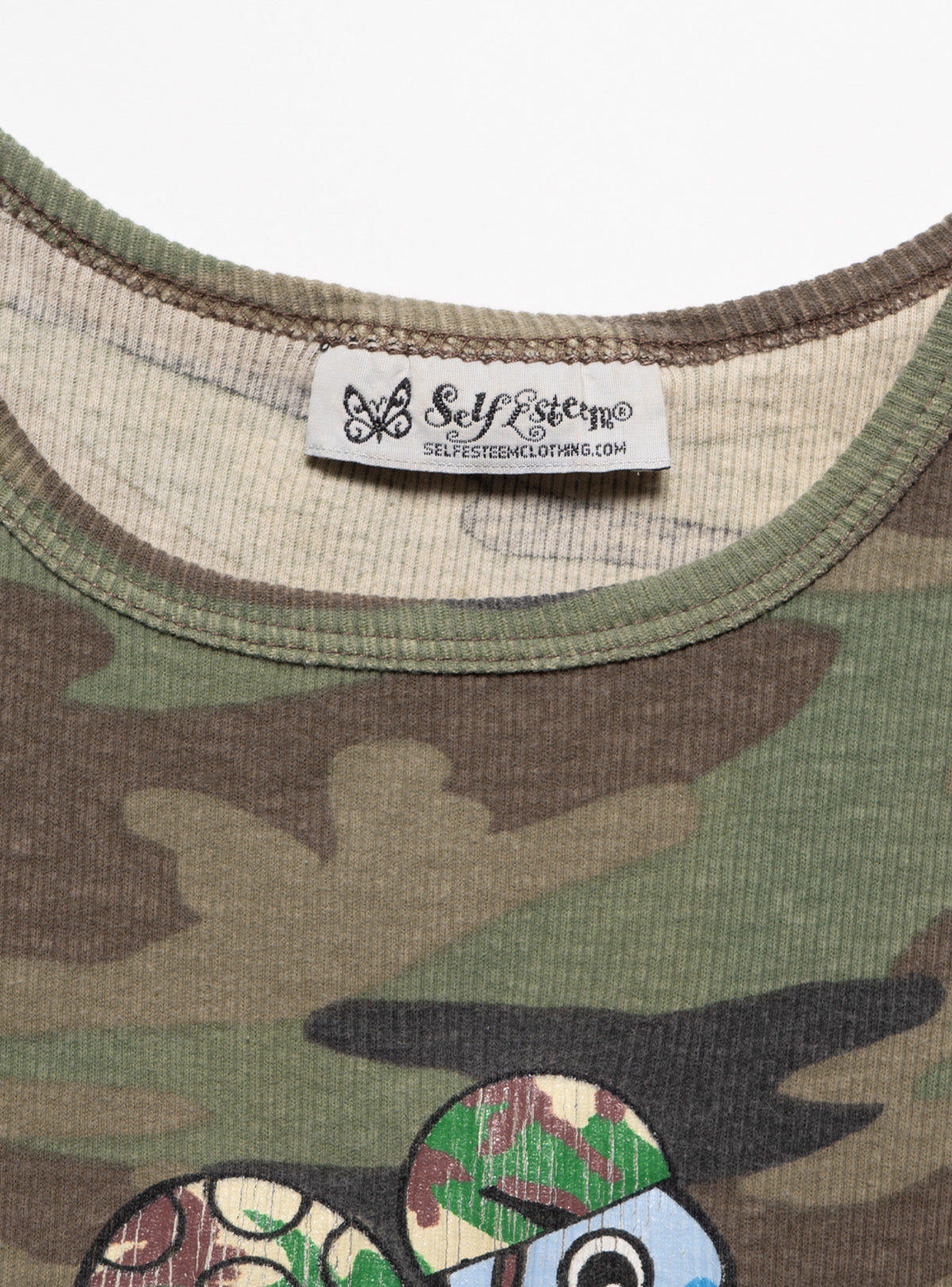 UNIF Featured | Vintage Self Esteem Camo Turtle Tank
